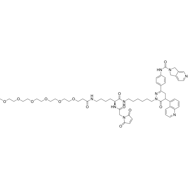 m-PEG6-Lys-Mal-Toxophore-quinoline 2369100-39-8
